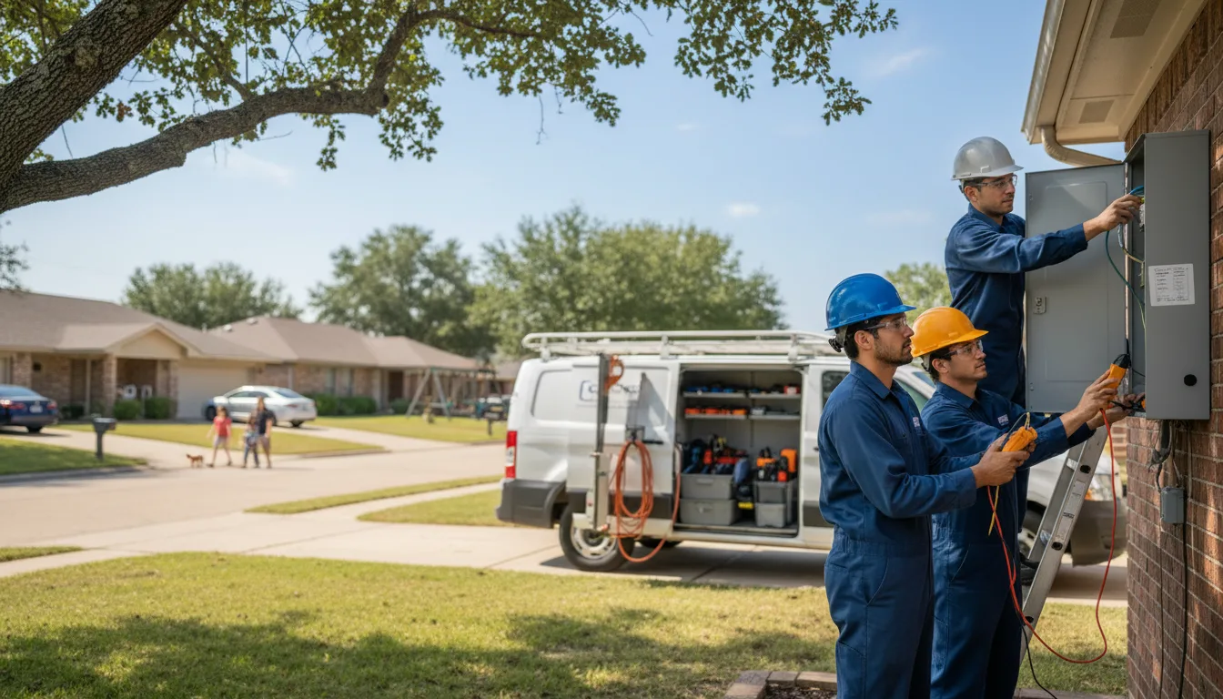 Certified electrician providing emergency electrical services in Rockford, OH